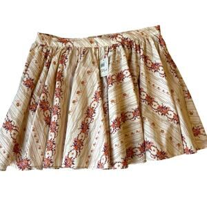 NEW Free People Gaia‎ Skirt Sz Small Ivory